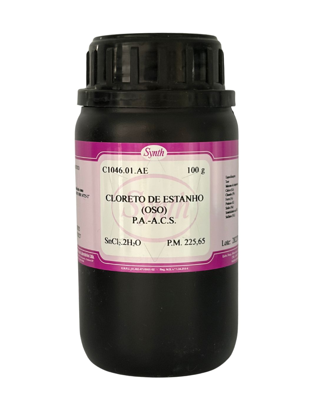 Cloreto De Estanho (OSO) PA ACS - 100g Synth
