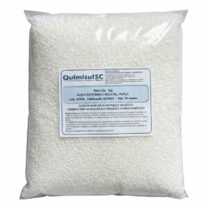 Ácido Esteárico Estearina Tripla Vegetal 1kg
