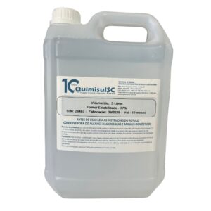 Formol 37% Estabilizado Galão 5 litros