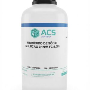 HIDROXIDO DE SODIO 0,1N/M FATORADA 1Litro