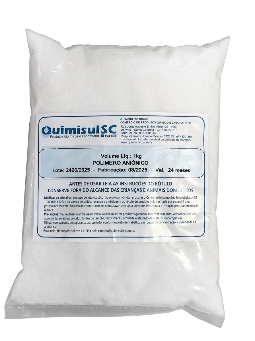 Polímero Aniônico 1kg