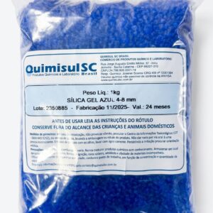 Sílica Gel Azul 4 a 8 mm - 1 kg