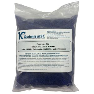 Sílica Gel Azul 4 a 8 mm - 1 kg