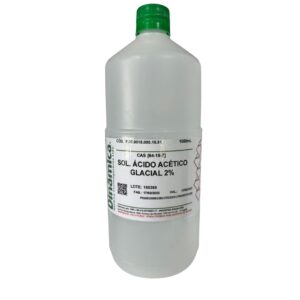 ÁCIDO ACÉTICO GLACIAL SOLUÇÃO 2% 1000ML