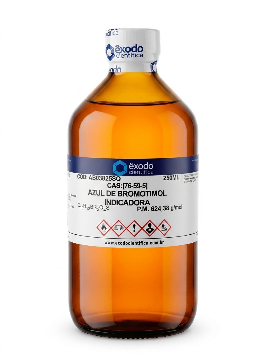 Azul de Bromotimol Solução Indicadora 250ml