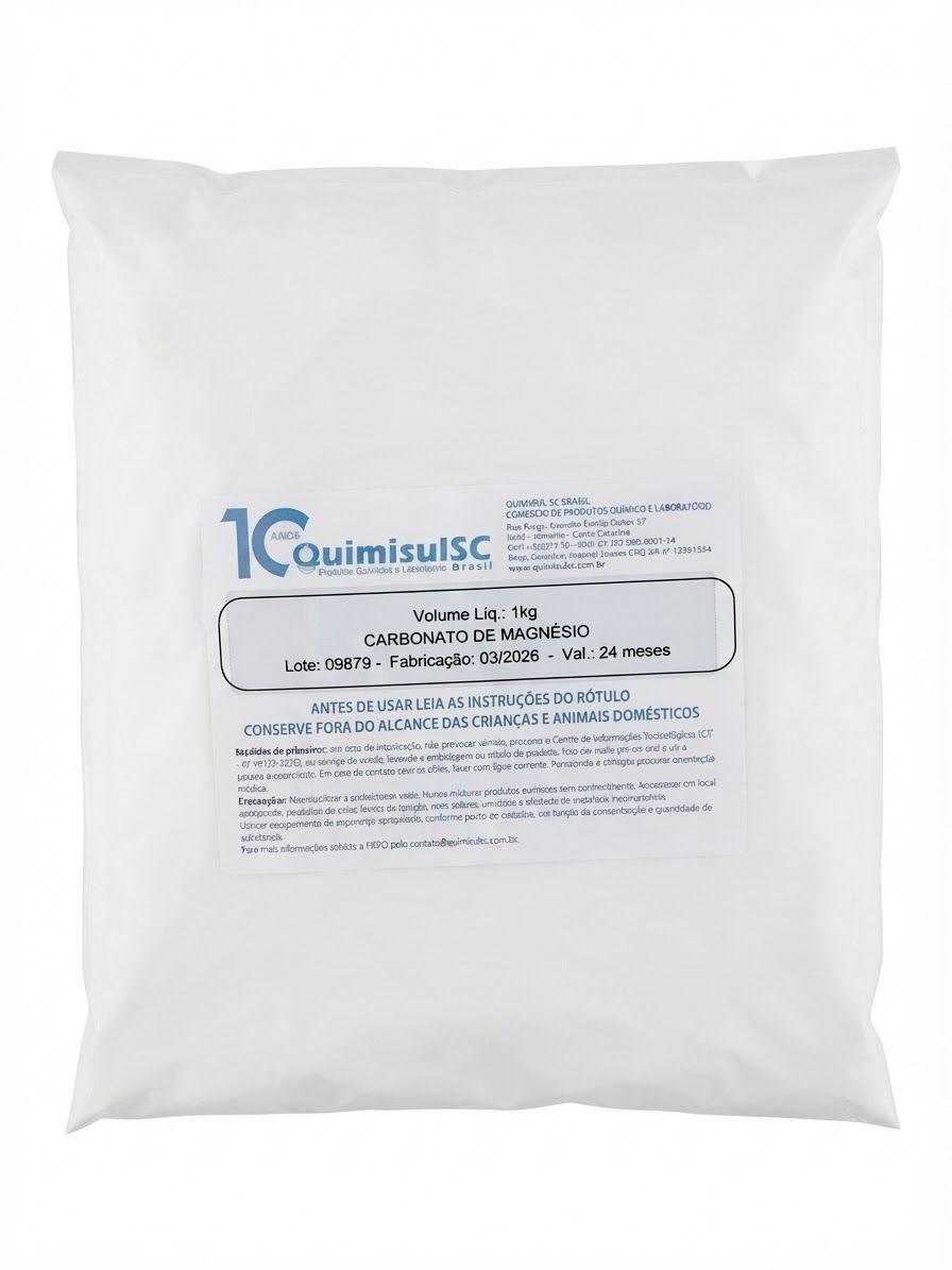 Carbonato de Magnésio Puro 1 kg
