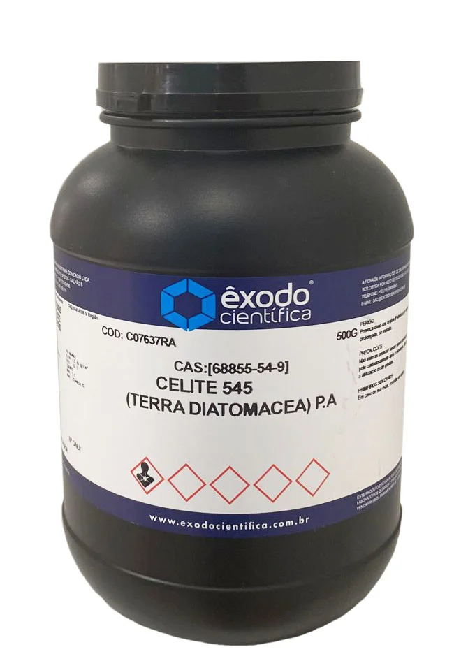 Terra Diatomacea CELITE 545 - pote 500g - QUIMISUL SC BRASIL LTDA