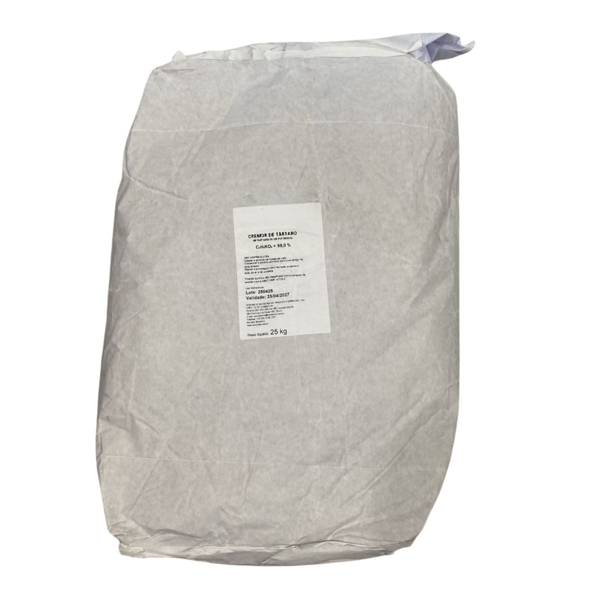 Cremor de Tártaro saco 25 kg