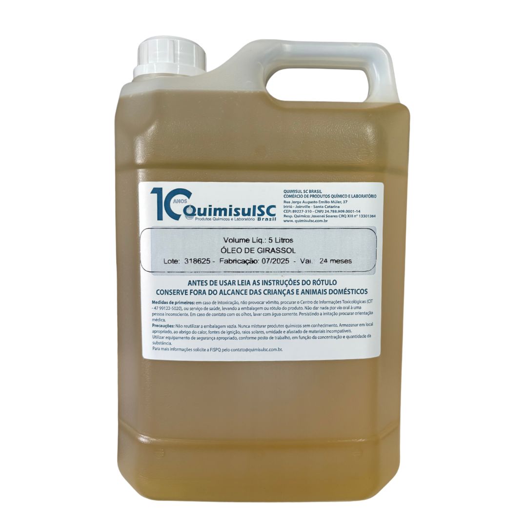 Óleo de Girassol 100% Vegetal 5 litros