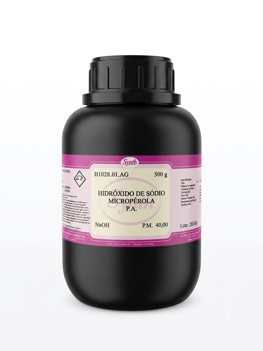 Hidróxido de Sódio PA Micropérolas 500g