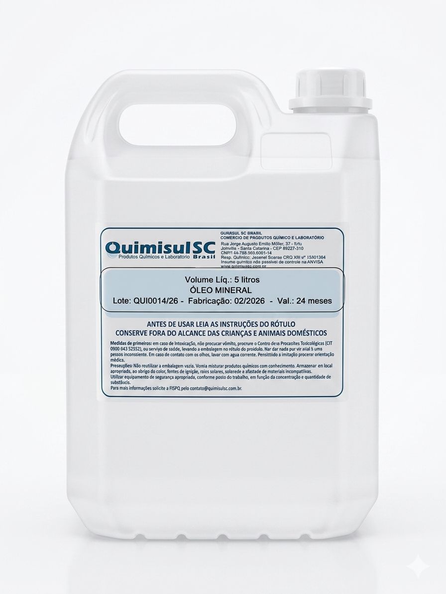 Óleo Mineral 5 Litros