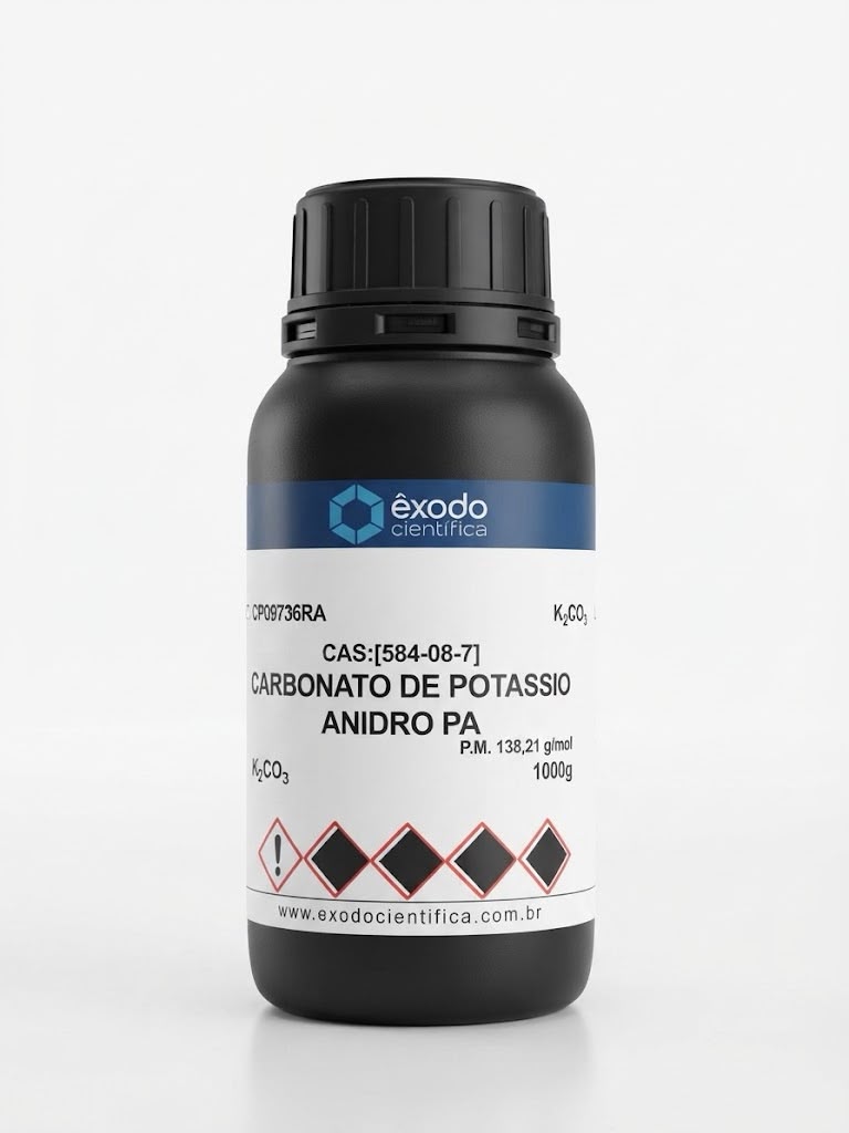 Carbonato de Potássio Anidro PA - 500g