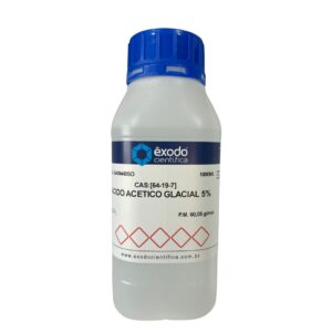 ÁCIDO ACÉTICO GLACIAL SOLUÇÃO 5% 1000ML