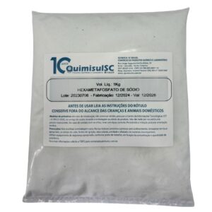 HEXAMETAFOSFATO DE SÓDIO 1 KG