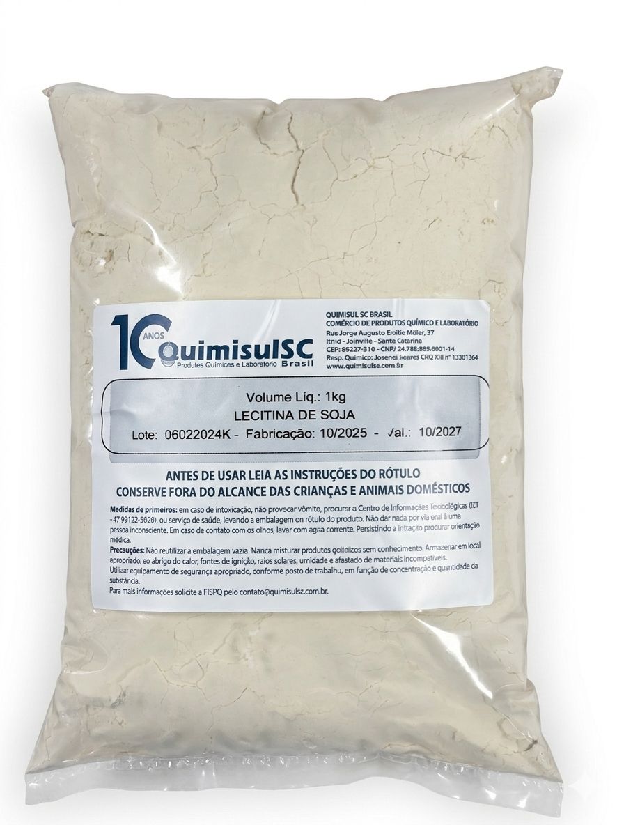 Lecitina de Soja em pó 1 kg