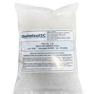 Silica Gel Branca 4 A 8 mm - 1 kg