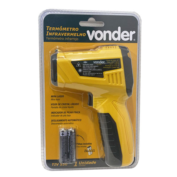 TERMOMETRO INFRAVERMELHO TIV550 VONDER