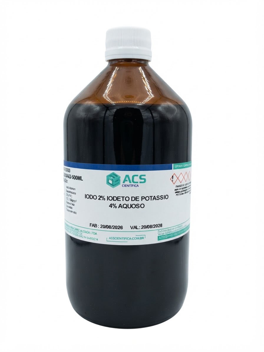 IODO SOLUÇÃO 2% - 500ML