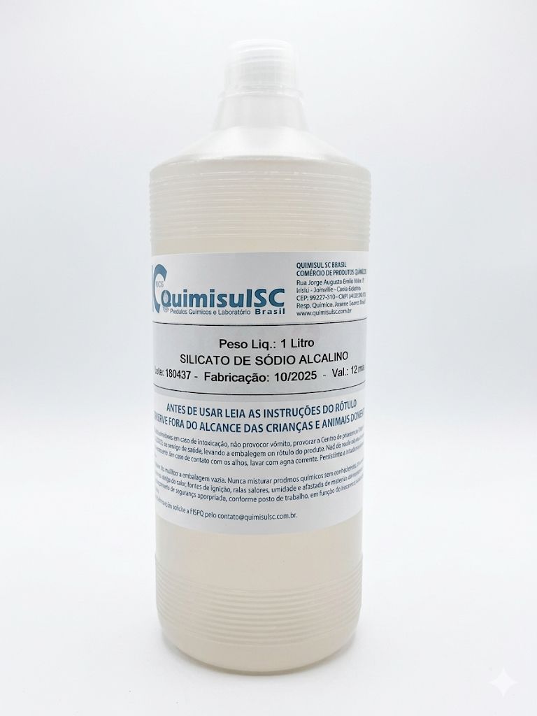 SILICATO DE SÓDIO ALCALINO 1 LITRO