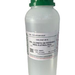 CLORETO DE POTASSIO KCL 3M ELETROLITICA - 500ML