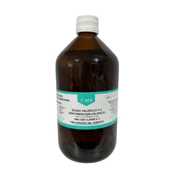 Ácido Valérico P.A 500ml (Pentanoico)