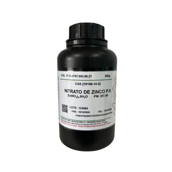Nitrato de Zinco PA 500g