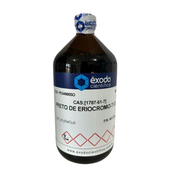PRETO DE ERIOCROMO-T SOL.0,5% AQUOSO - 500ml