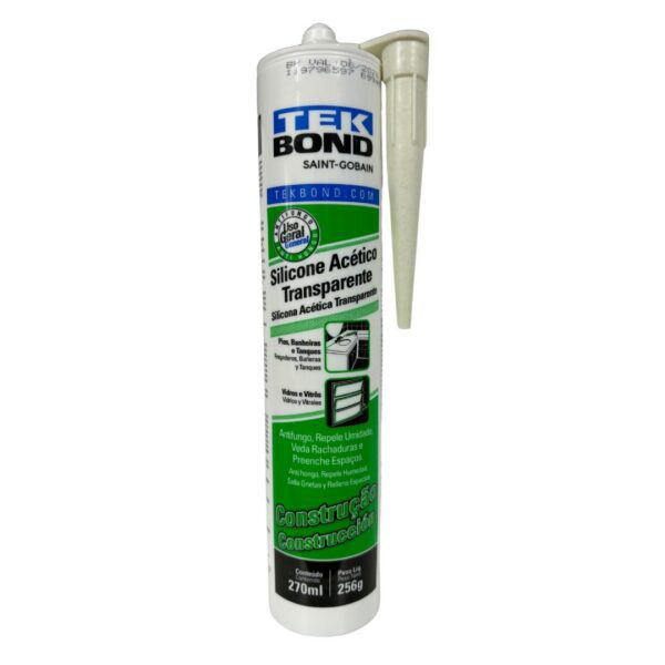 Silicone Acético Transparente 270ml