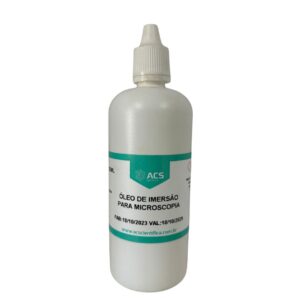 Óleo de Imersão Para Microscopia 100ml