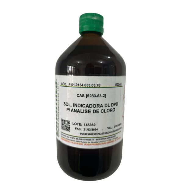Solução Indicadora DL DPD P/Analise de Cloro 500ml