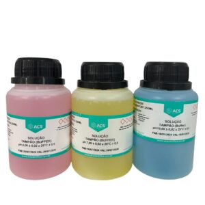 Kit Tampão PH 4,00 + PH 7,00 + PH 10,00 250ml