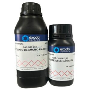 Acetato de Amônio PA 500g + Cloreto de Bário PA 500g