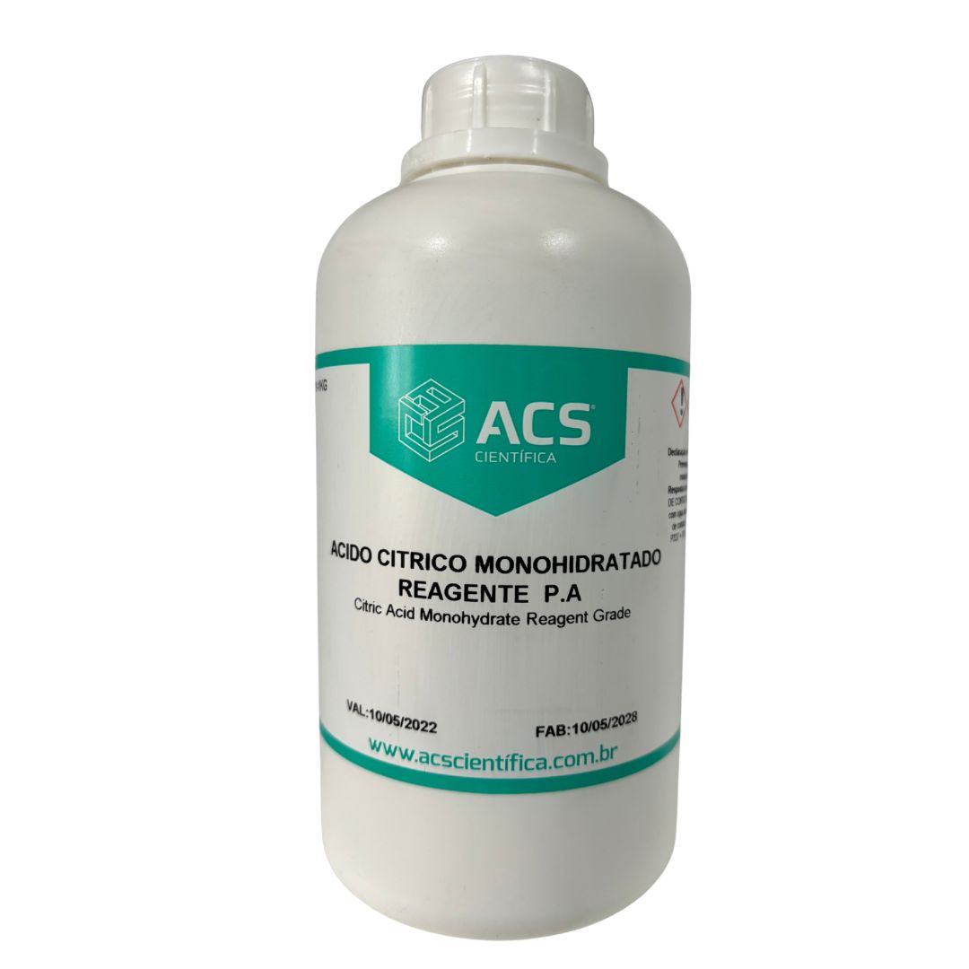 Ácido Cítrico Monohidratado PA - 1kg