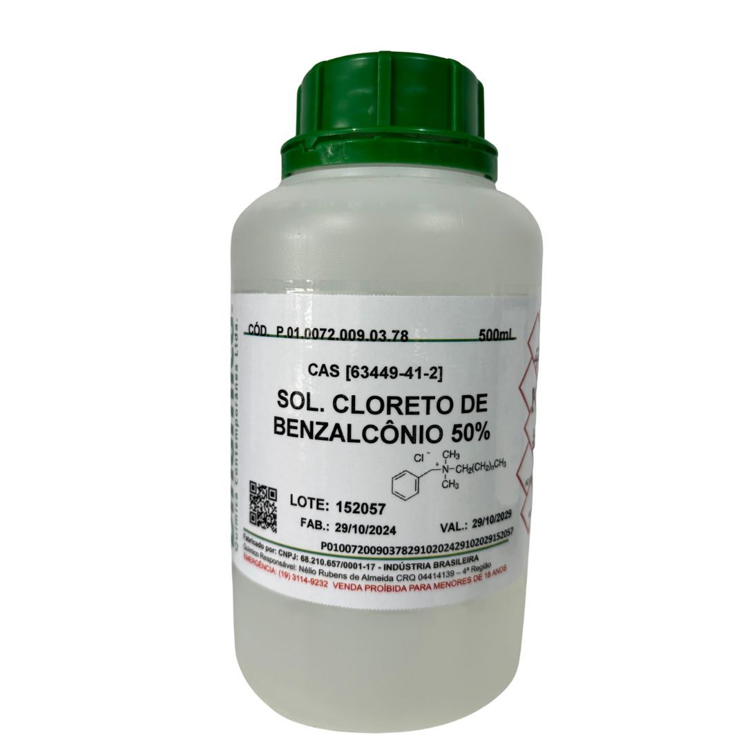 Solução Cloreto de Benzalcônio 50% - 500ml