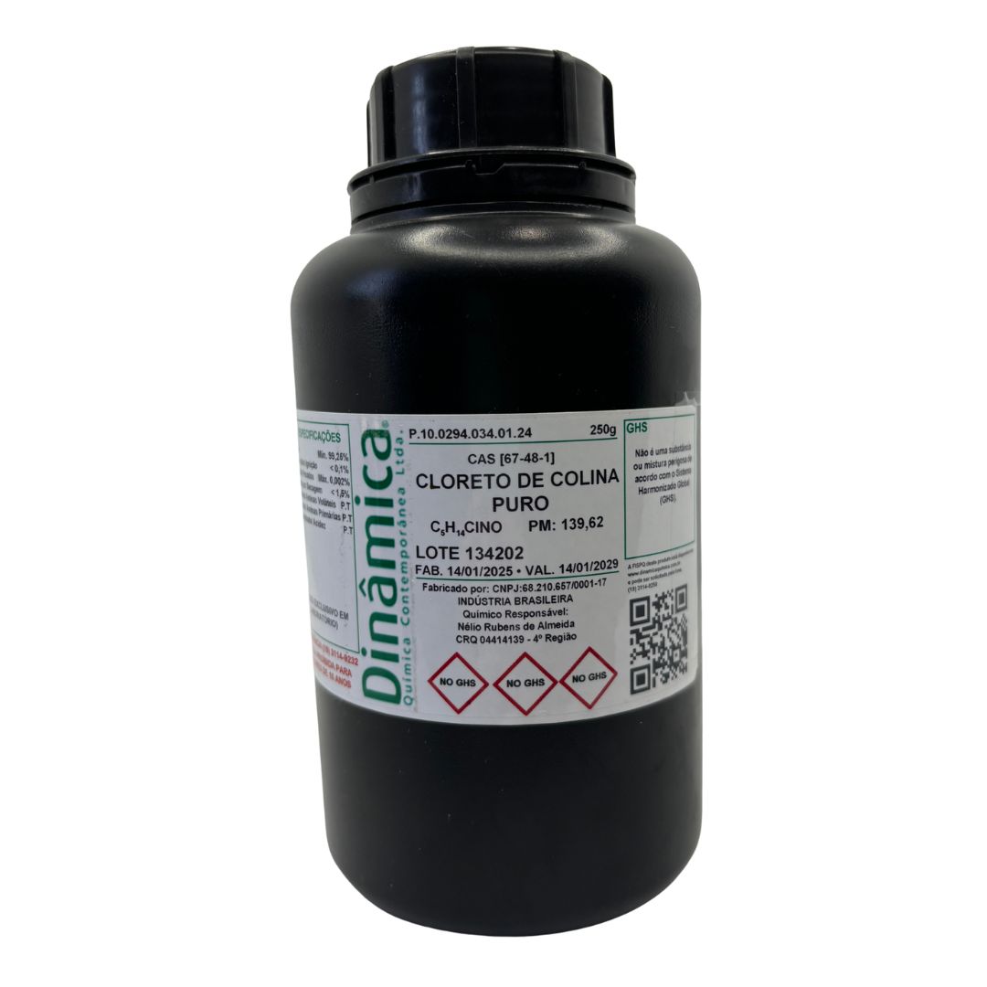 Cloreto de Colina Puro 250g