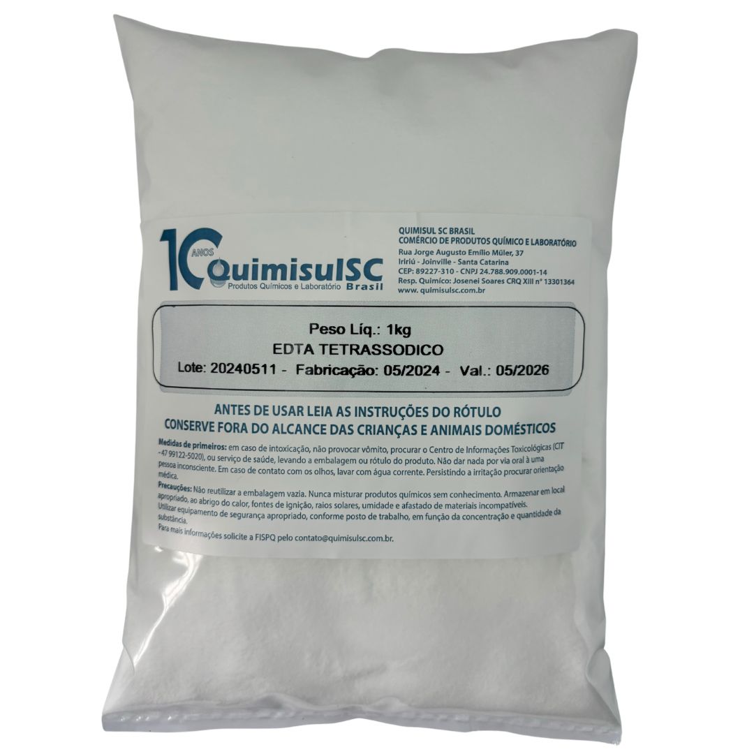 EDTA Tetrassódico 1kg