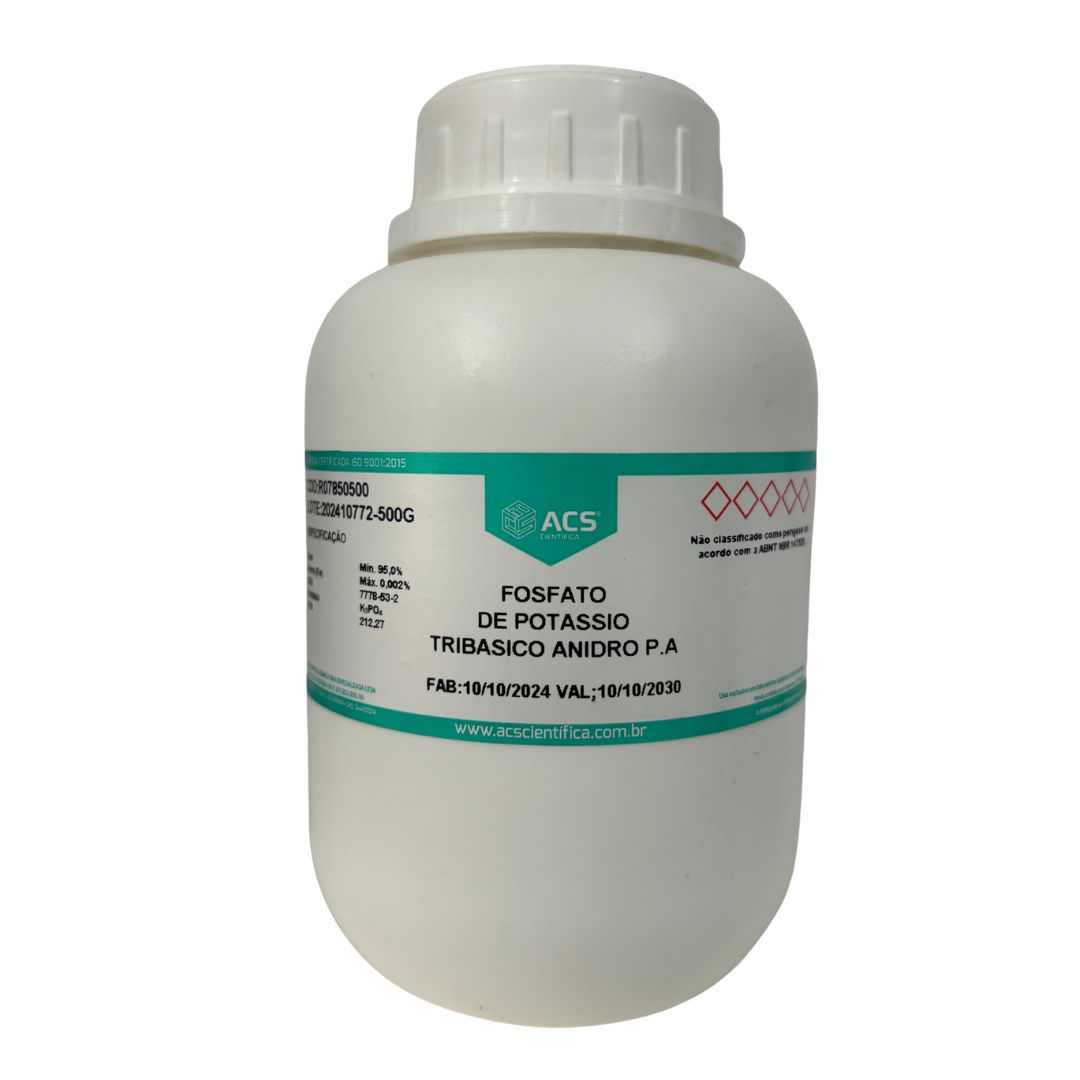 Fosfato de Potássio Tribasico Anidro PA 500g