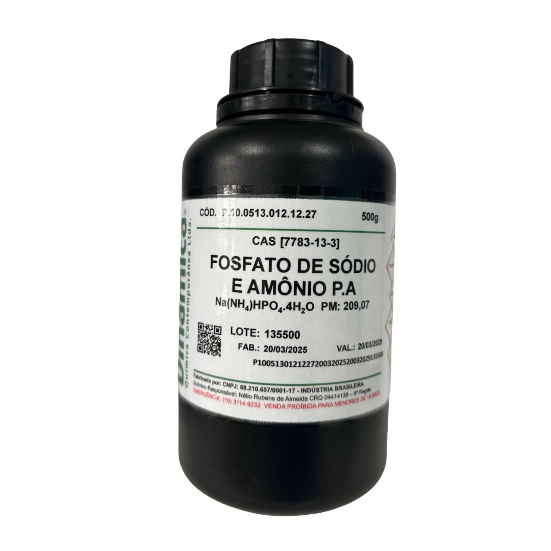 Fosfato de Sódio e Amônio PA - 500g