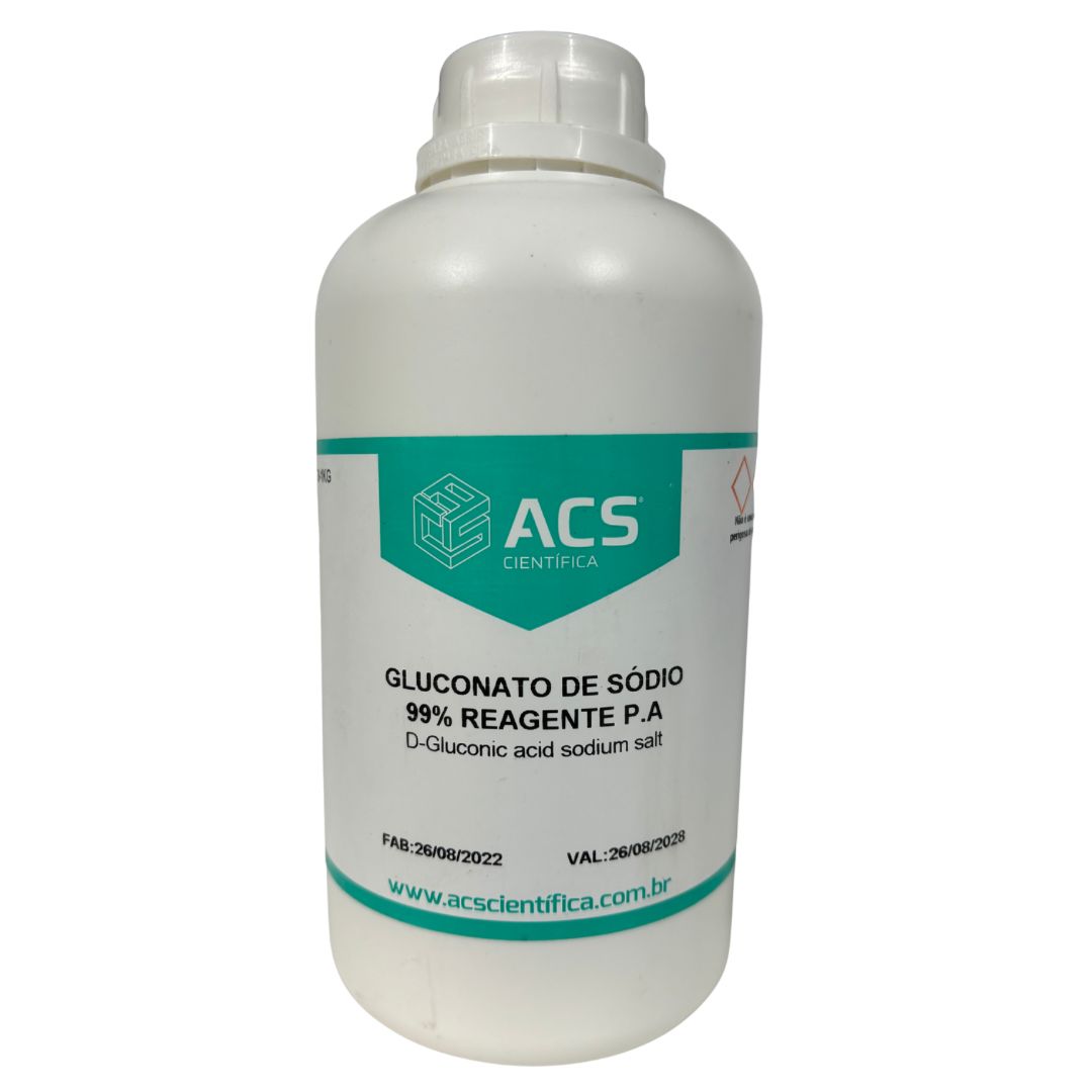 Gluconato De Sódio 99% PA 1kg