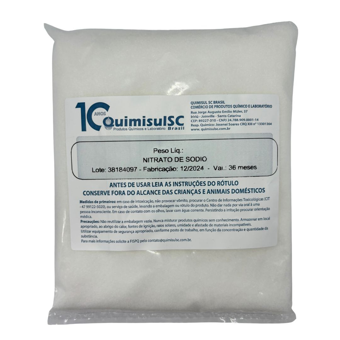 Nitrato De Sódio 500g - Salitre do Chile
