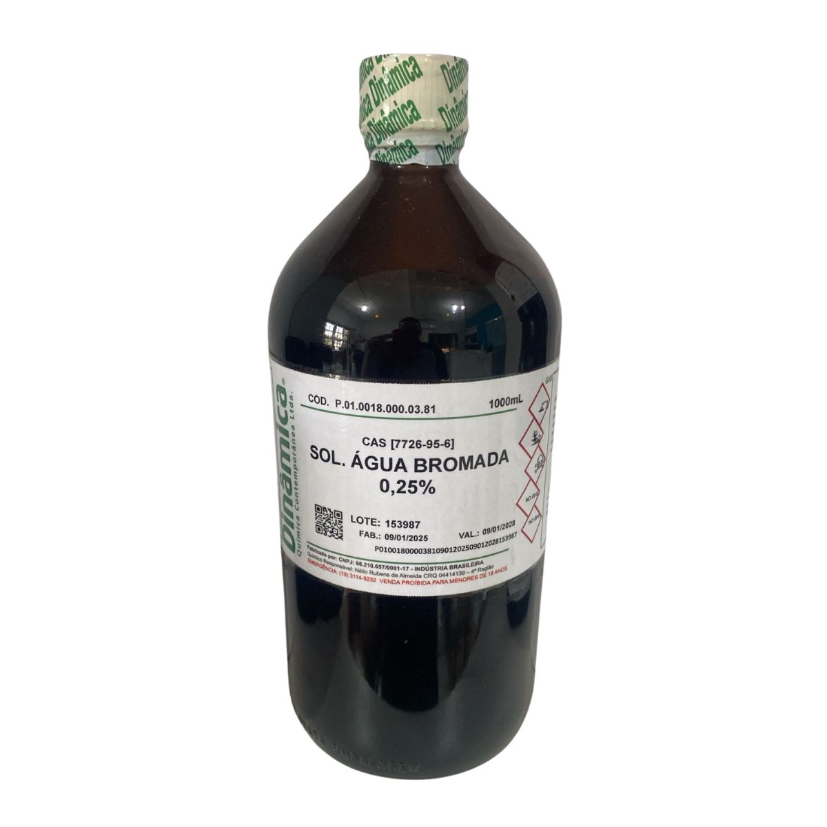 Solução Água Bromada 0,25 - 1 Litro
