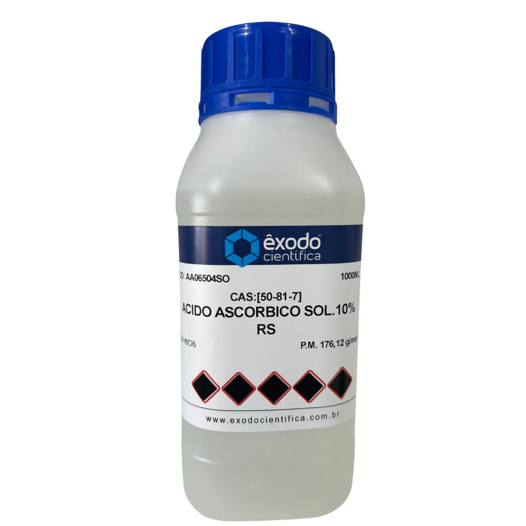 Ácido Ascórbico Solução 10% - 1 Litro