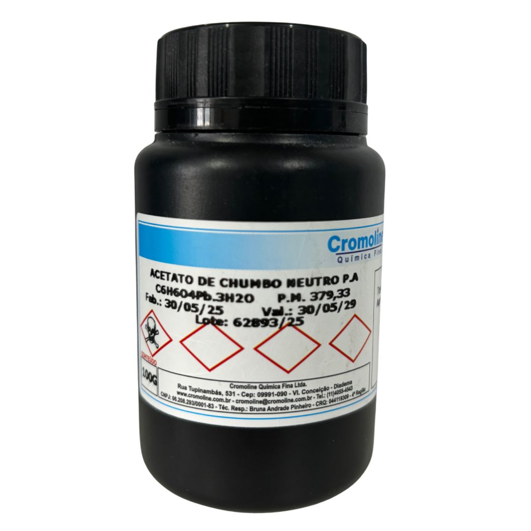 Acetato de Chumbo Neutro PA - 100g