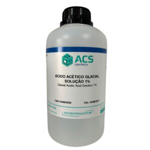 Ácido Acético Glacial Solução 1% - 1 Litro