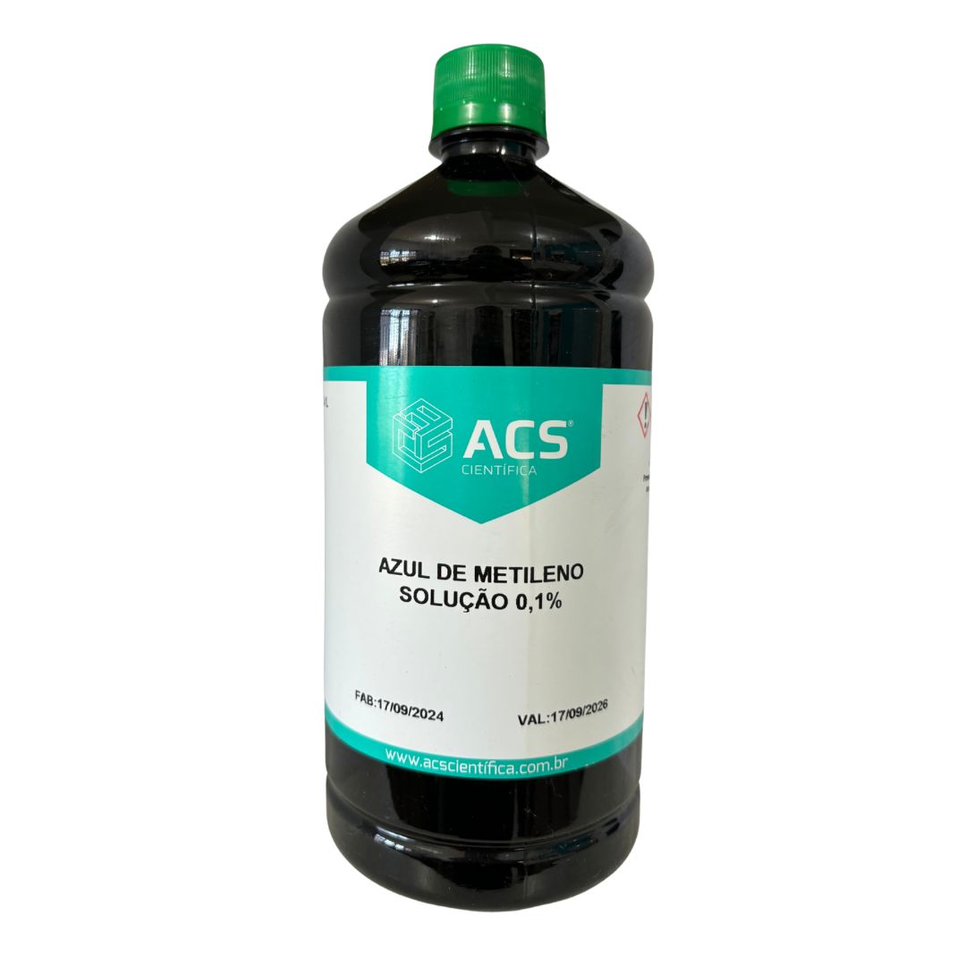 Azul de Metileno Solução 0,1 - 1 LITRO