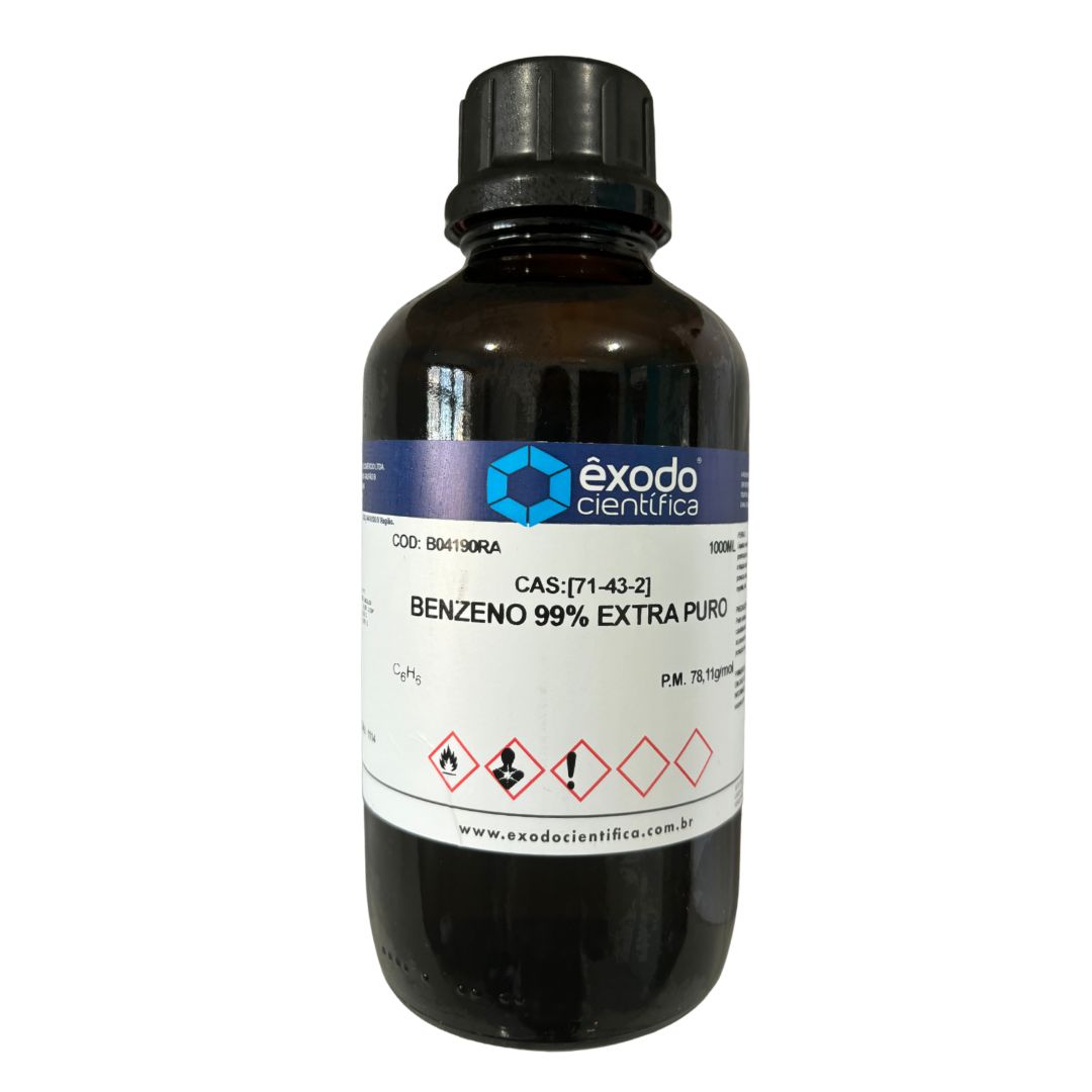 Benzeno 99% Extra Puro - 1 Litro