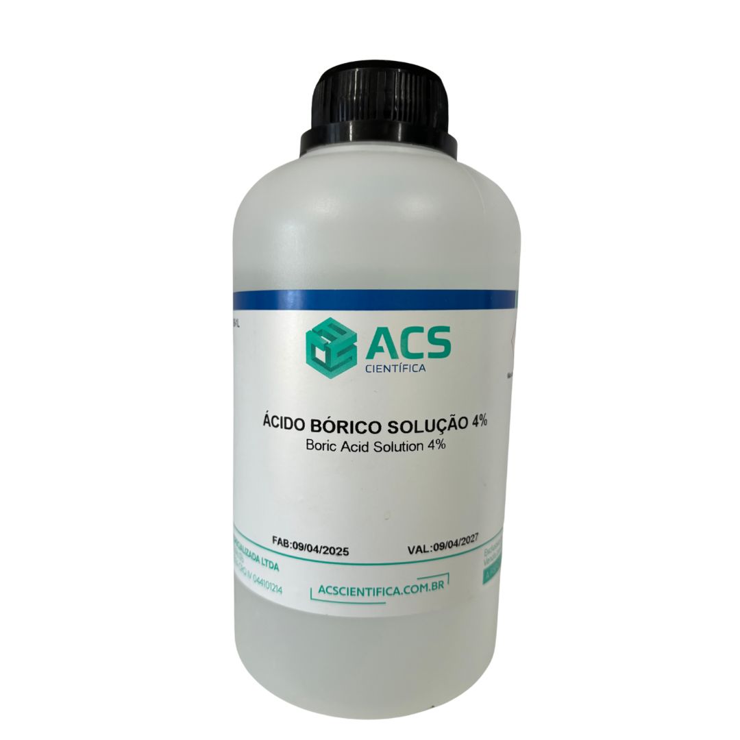 Ácido Bórico Solução 4% - 1 Litro
