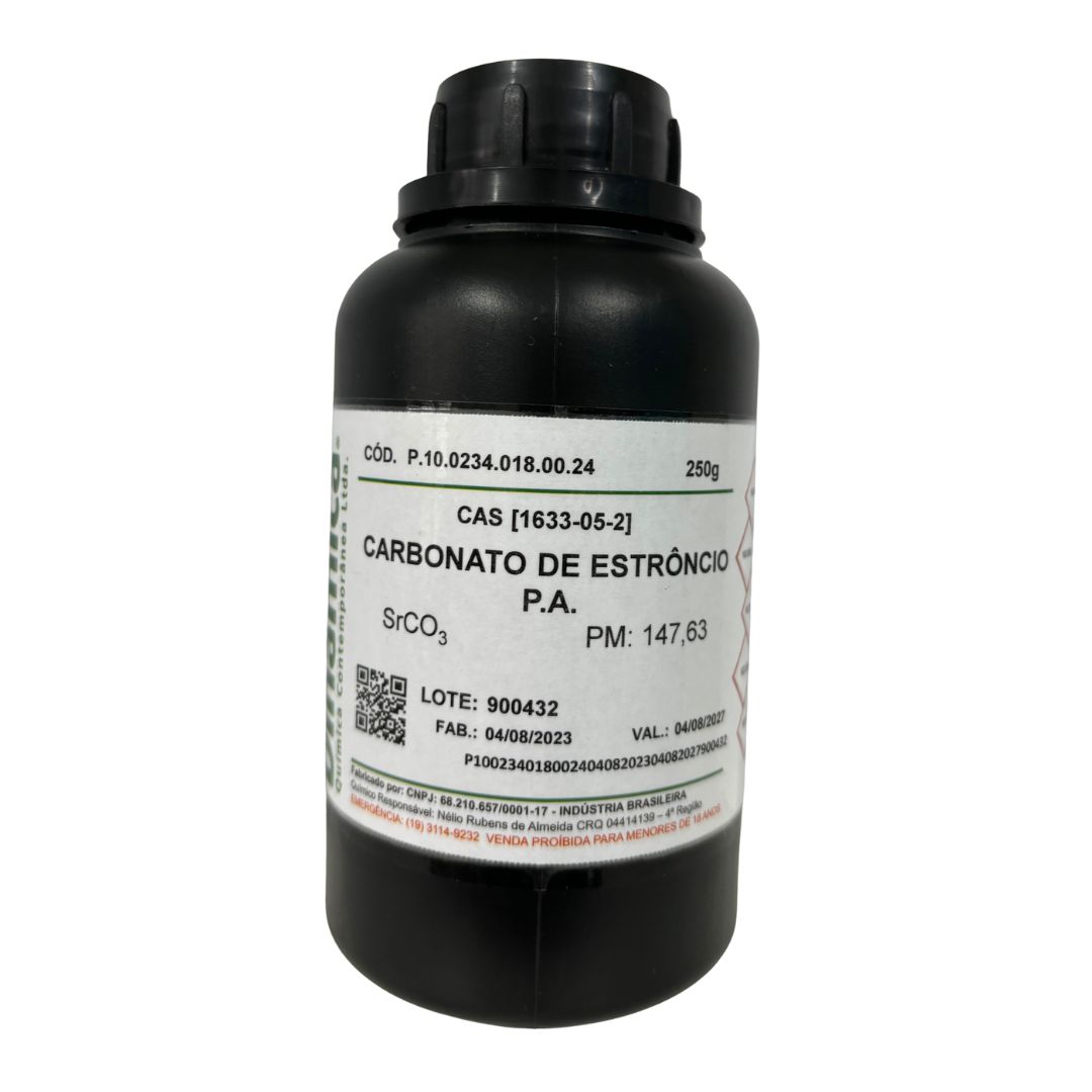 Carbonato de Estrôncio PA - 250g