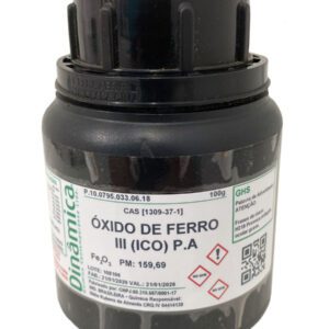 Oxido De Ferro III (ico) Vermelho Pa 100g