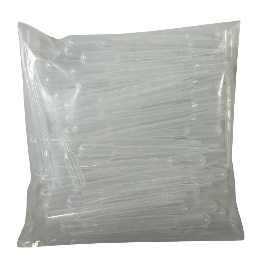 Pipeta Pasteur 3ml - 100 unidades